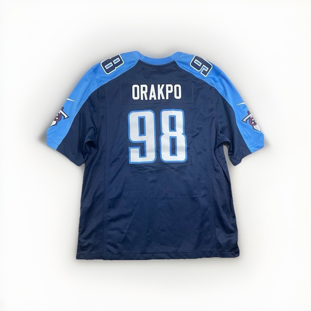 NWT Nike Brian Orakpo Tennessee Titans Jersey Mens XL Blue NFL Football Pro Line